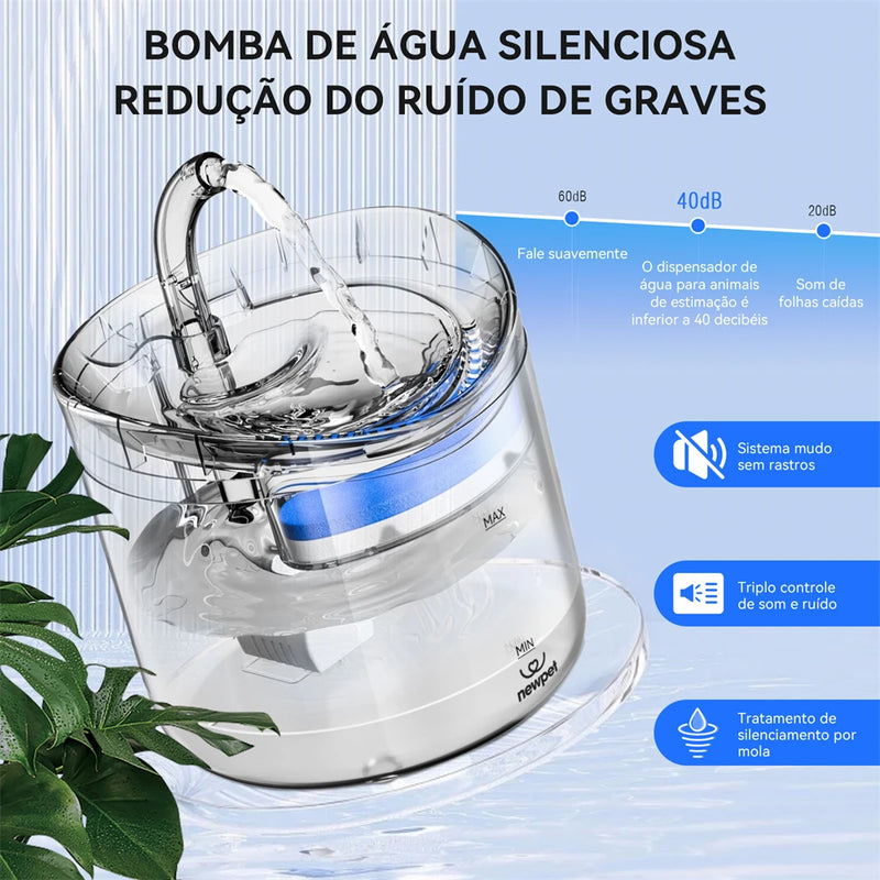 Bebedouro automático com dispensador de água